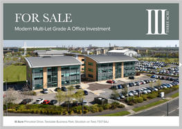 FOR SALE Modern Multi-Let Grade a Office Investment