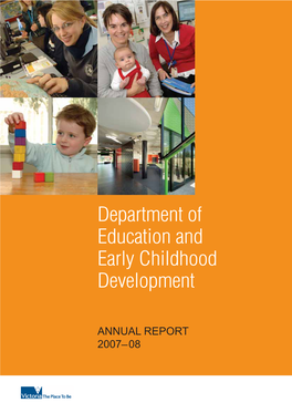 Department of Education and Early Childhood Development