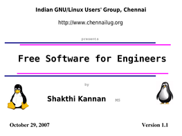 Free Software for Engineers