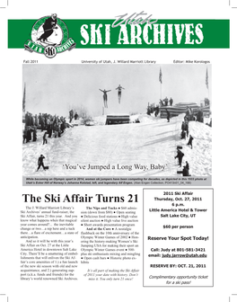 Ski Archives Newsletter 2011.Indd