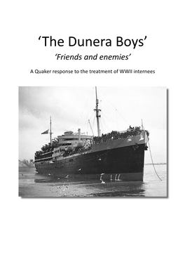 The Dunera Boys by Roy Wilcock