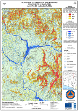Amenaza Por Deslizamientos E Inundaciones Departamento De Santa Rosa Municipio De Nueva Santa Rosa
