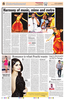 Romance Is What Prachi Wants Uppi’S Shrimathi -Town Actress Prachi Sandalwood