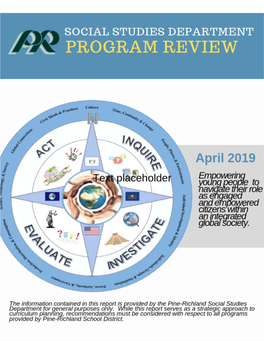 Social Studies Department Program Review ∙ ∙ ∙