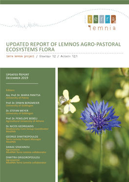 UPDATED REPORT of LEMNOS AGRO-PASTORAL ECOSYSTEMS FLORA Terra Lemnia Project / Strategy 1.2 / Activity 1.2.1