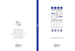 ITF Seniors Regulations