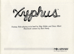 Xyphus-Polarware-Manual