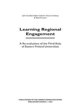 Learning Regional Engagement