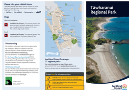 Map-Tawharanui-Regional-Park.Pdf