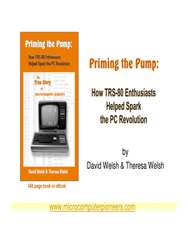 Priming the Pump