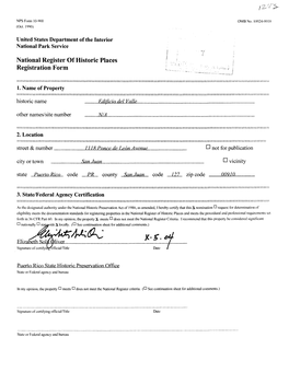 National Register of Historic Places Registration Form