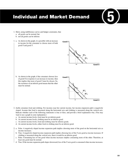 Individual and Market Demand 5