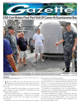 USS Carr Makes Final Port Visit of Career at Guantanamo Bay