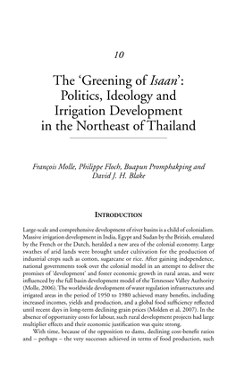 The Greening of Isaan