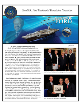 Gerald R. Ford Presidential Foundation Newsletter