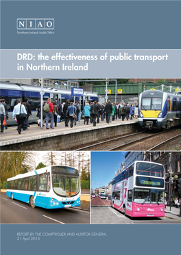 DRD: the Effectiveness of Public Transport in Northern Ireland