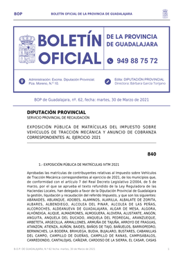 Diputación Provincial Servicio Provincial De Recaudación