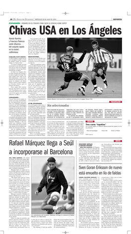 Rafael Márquez Llega a Seúl a Incorporarse Al Barcelona