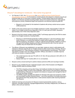 Breyanzi® (Lisocabtagene Maraleucel) – New Orphan Drug Approval