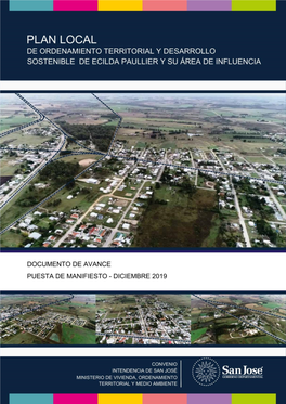 Plan Local De Ordenamiento Territorial Y Desarrollo Sostenible De Ecilda Paullier Y Su Área De Influencia 2019 [PUESTA DE MANIFIESTO AVANCE DEL PLAN LOCAL]