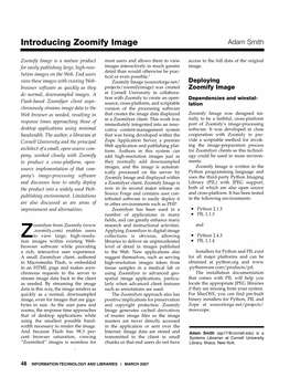 Column Title Introducing Zoomify Image