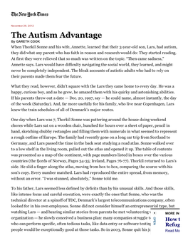 The Autism Advantage