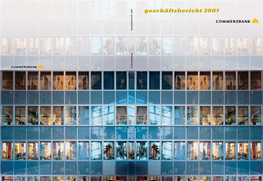 Geschäftsbericht 2001 Geschäftsbericht 2001 Kennzahlen Des Commerzbank-Konzerns