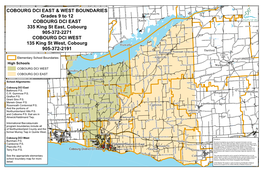 Cobourg DCI East and West Boundary Map.Pdf