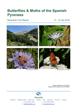 Butterflies & Moths of the Spanish Pyrenees
