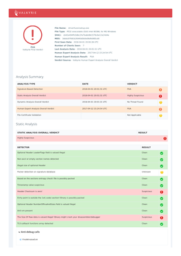 Advanced File Analysis System | Valkyrie