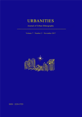 URBANITIES Journal of Urban Ethnography