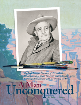 The Fred Jones Jr. Museum of Art Celebrates the Centennial of Oscar Jacobson, Its First Director, Whose Paintings Still Resonate with the Spirit of the West