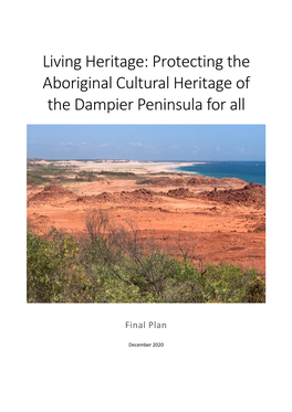 Protecting the Aboriginal Cultural Heritage of the Dampier Peninsula for All