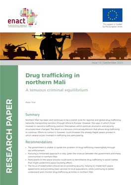 Drug Trafficking in Northern Mali a Tenuous Criminal Equilibrium