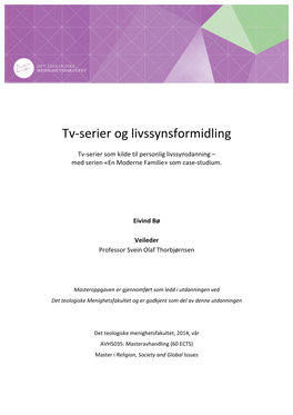 (I): Samtid, Populærkultur Og Tv