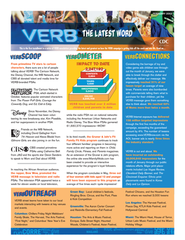 Verb Newsletter February 2003