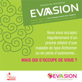 Plaquette Plateforme Mutualiste Evaasion