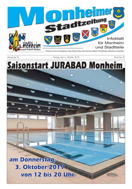 Saisonstart JURABAD Monheim