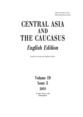 Central Asia the Caucasus