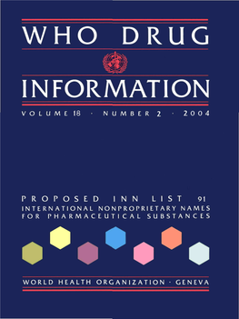 Who Drug Information