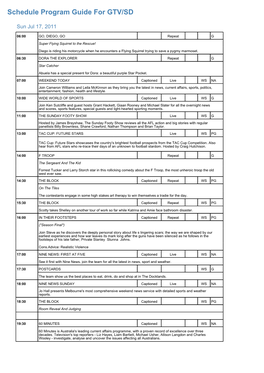 Program Guide Report