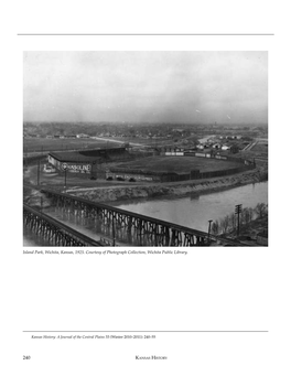 Island Park, Wichita, Kansas, 1925. Courtesy of Photograph Collection, Wichita Public Library