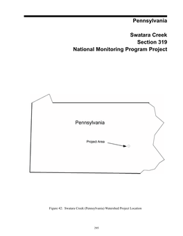 Pennsylvania Swatara Creek Section 319 National Monitoring Program Project