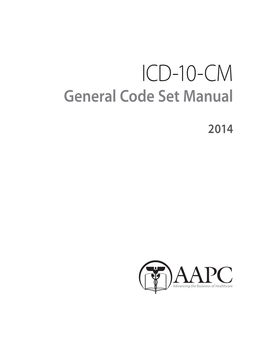 ICD-10-CM General Code Set Manual