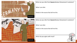 What Can You Infer from Source a About Stresemann’S Solutions?