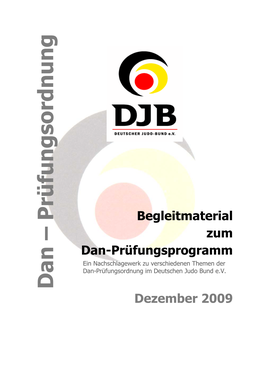 Dan – Prüfungsordnung Dezember 2009
