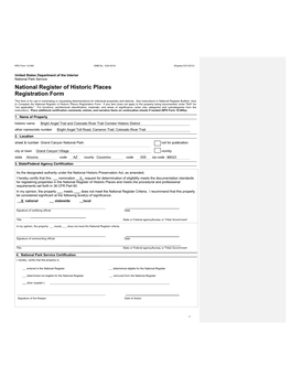 National Register of Historic Places Registration Form