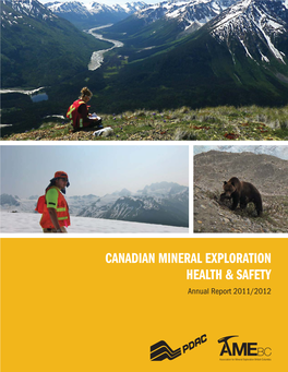 Canadian Mineral Exploration Health & Safety Annual Report 2011/2012