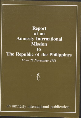 Report of an Amnesty International Mission to Spain,68 Pages, 1980, £3.00
