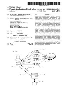 (19) United States (12) Patent Application Publication (10) Pub